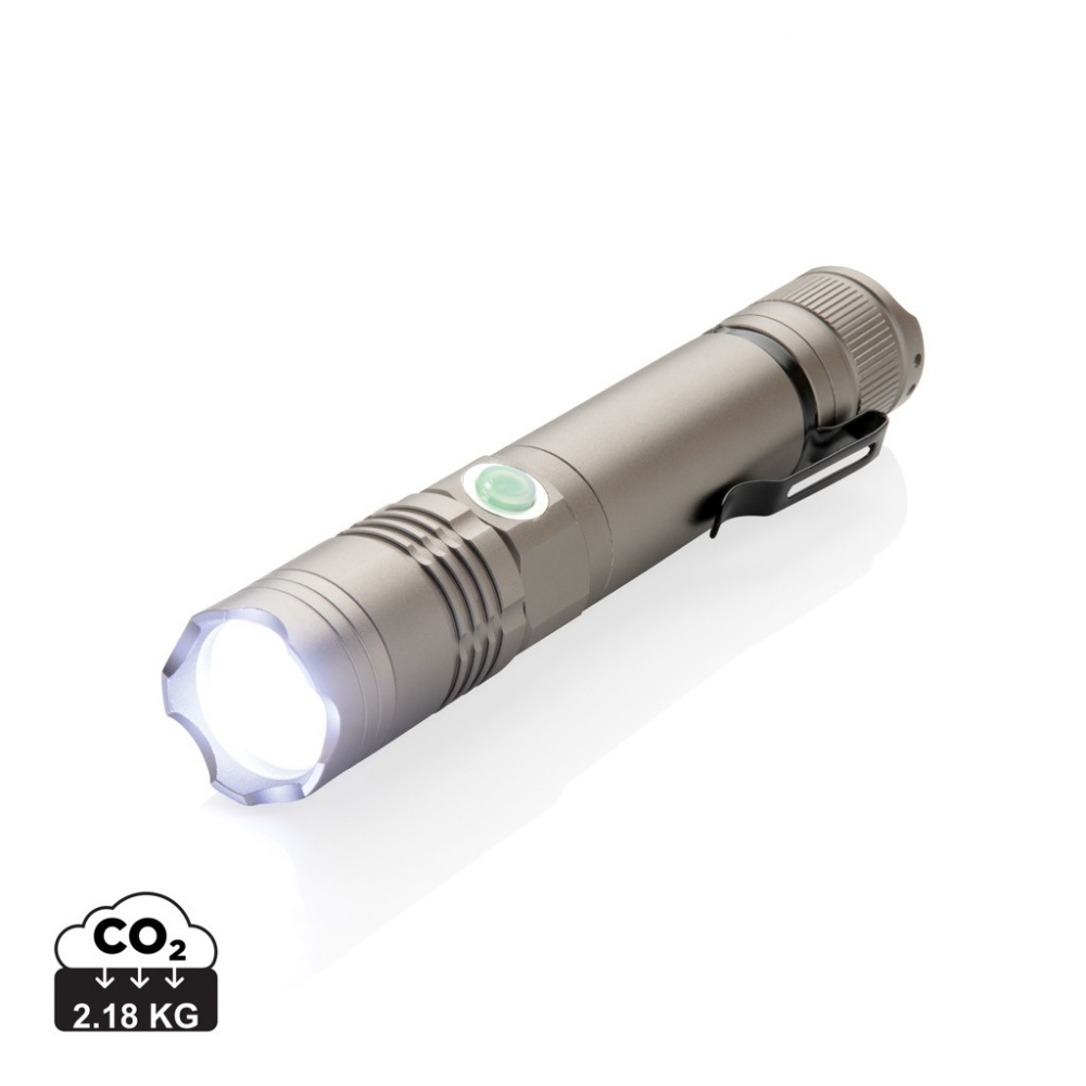 Logotrade promotional merchandise image of: Rechargeable 3W flashlight